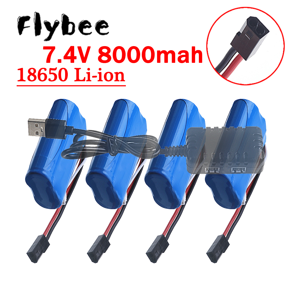 Rc And Hobby - Аккумулятор (5500 Plug) 18650 7.4V 8000