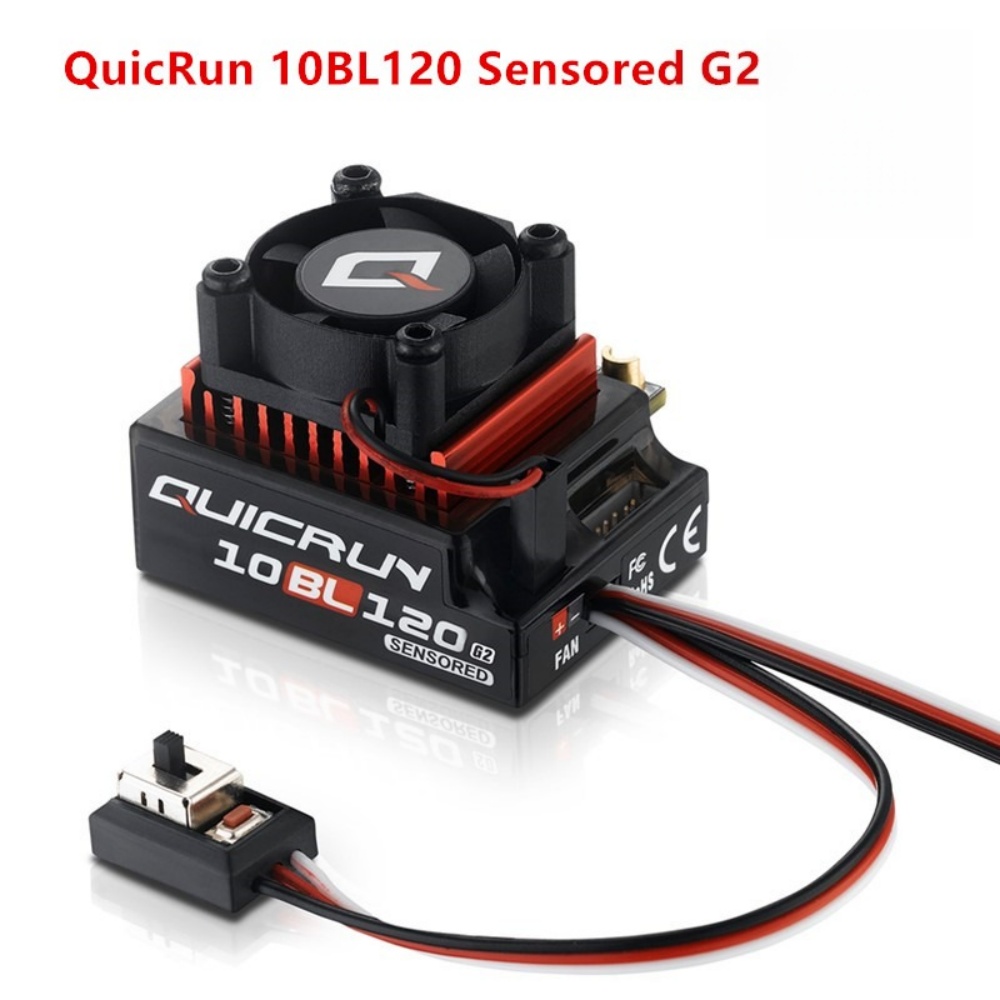 Rc Hobby Parts - FATJAY Hobbywing QUICRUN-10BL-120-G2 120A ESC бесщеточный