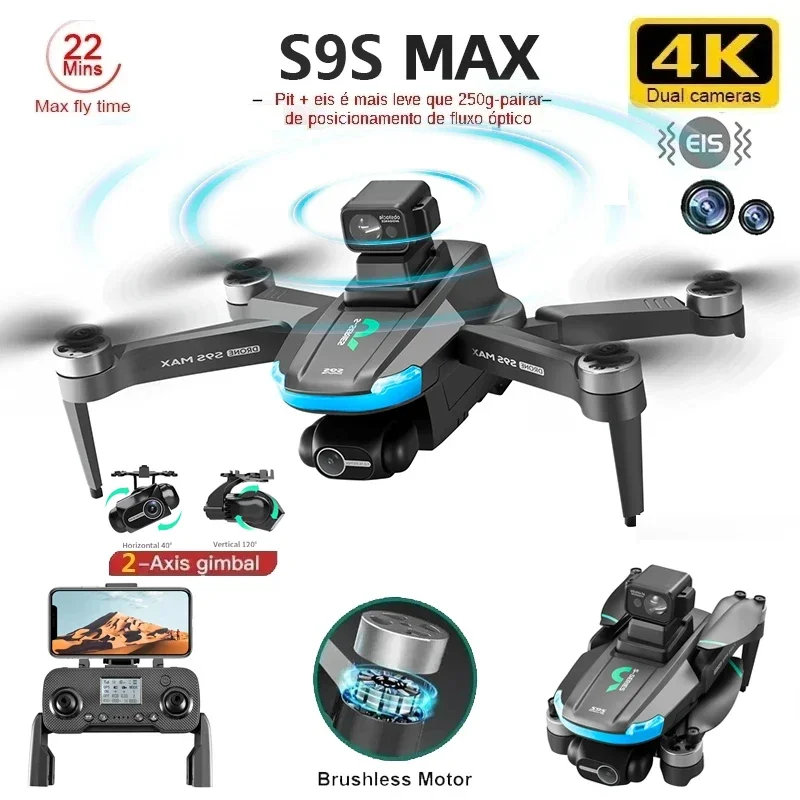 НОВЫЙ S9S MAX MINI Drone 4K 2- – обзор и цена Rc Hobby Wire