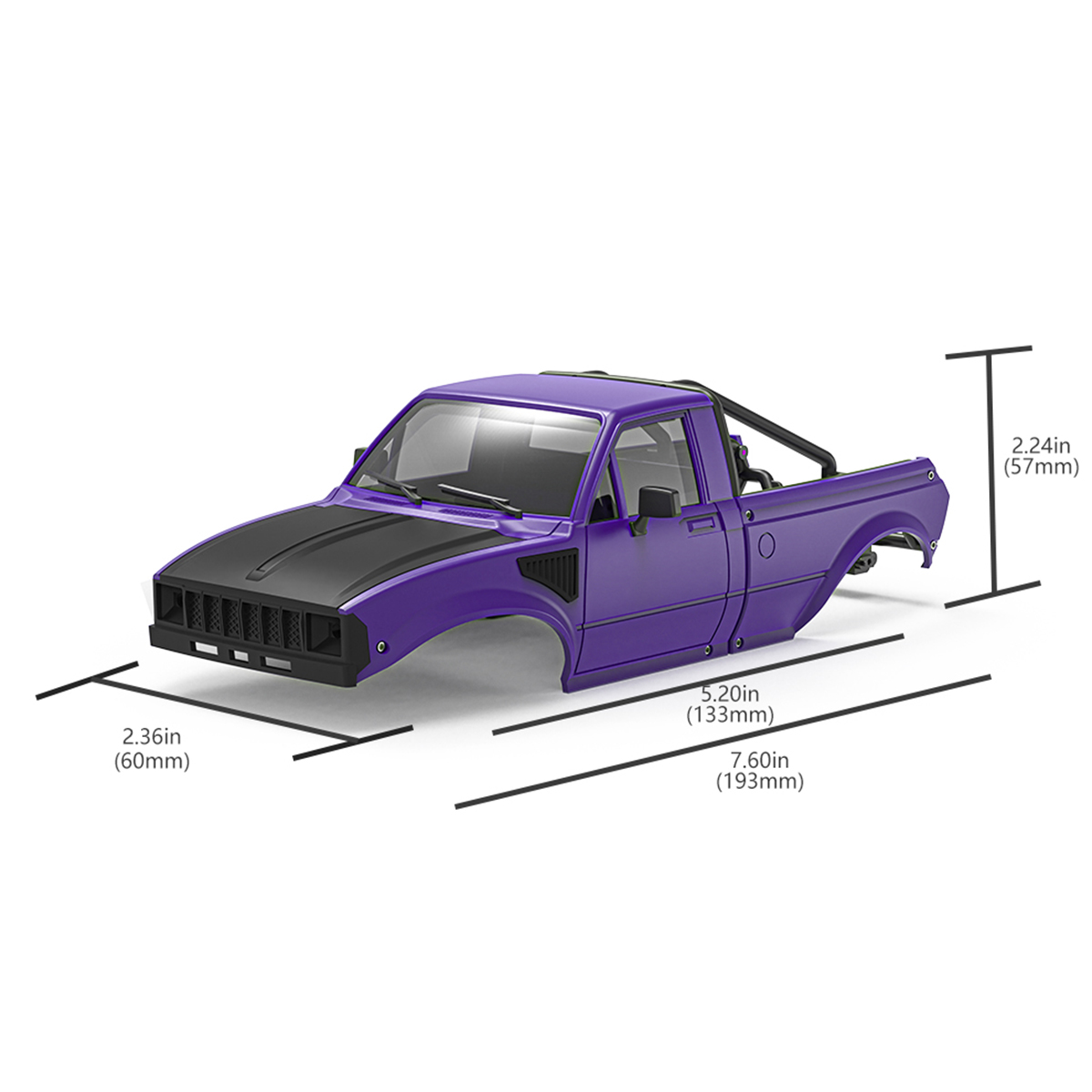 IR60-24 133 мм колесная база,  – обзор и цена Body Shell Rc